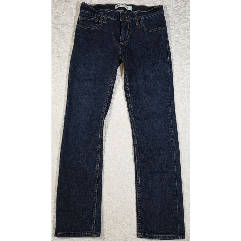 Levis Performance 511 Slim Size 14 Reg Girls Dark Blue Wash